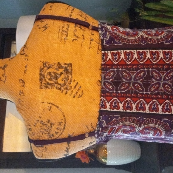 Express Red and Purple Paisley Graphic Print Camisole Tank Top - Picture 7 of 13